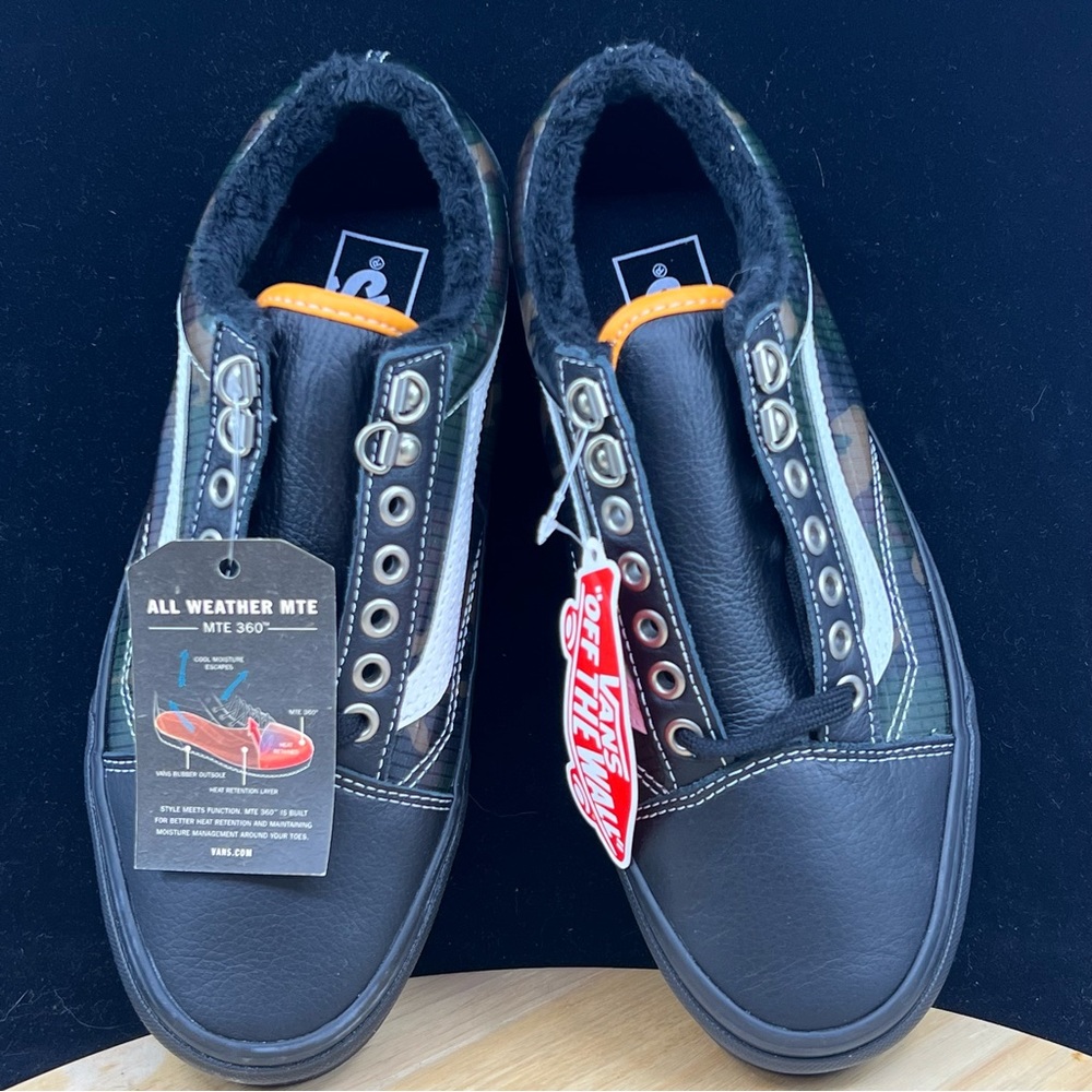 Vans Old Skool MTE All Weather Skate Shoes Black Camo Size 8 Wmns BRAND NEW - Picture 7 of 10